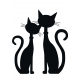 Twee verliefde katten (100001)