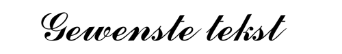 Belettering naar ontwerp